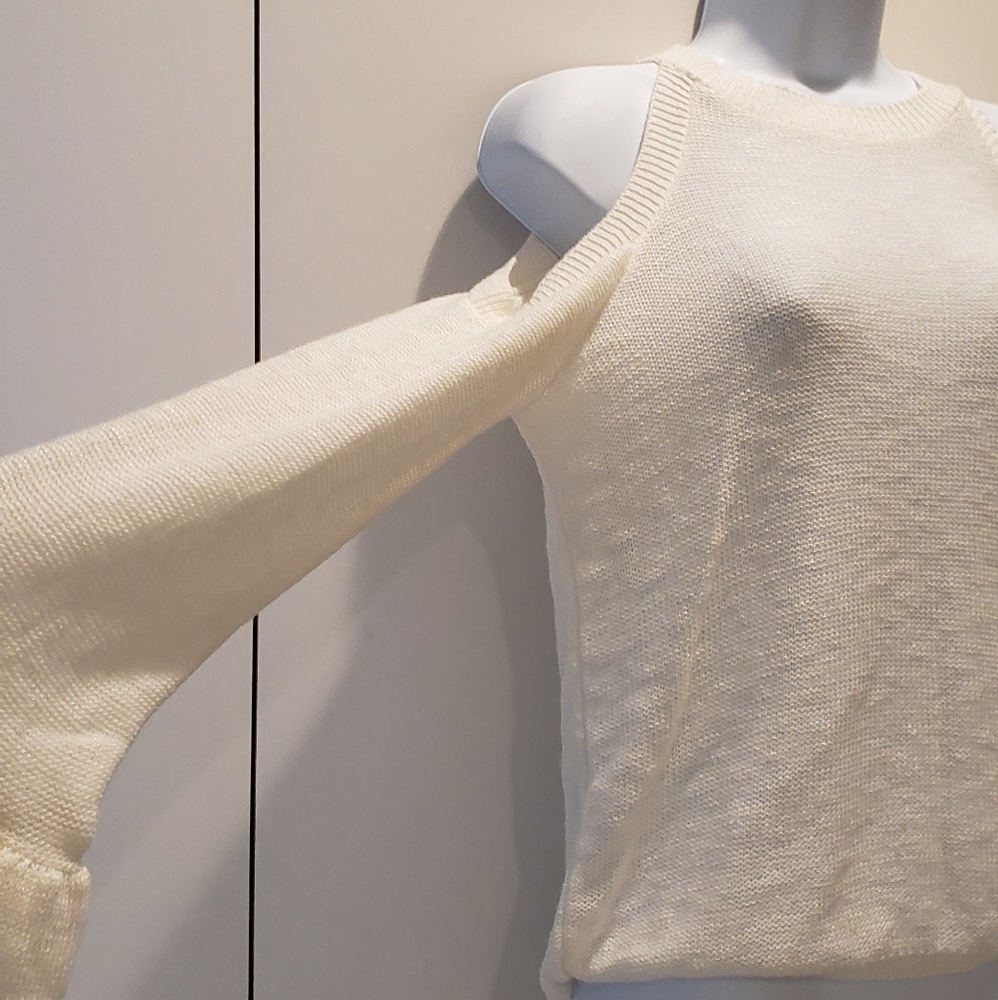 NWT Express Open Shoulder Sweater, Size S - Picture 5 of 9